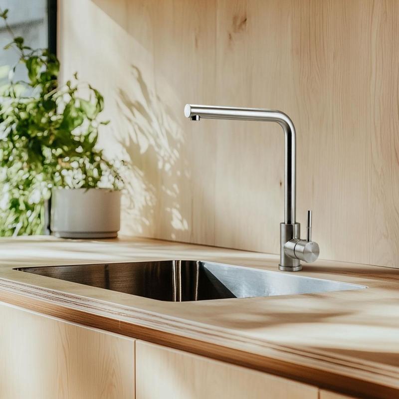 Set combinato lavabo Franke - Rubinetto da cucina Pure.sink - Sifone da cucina