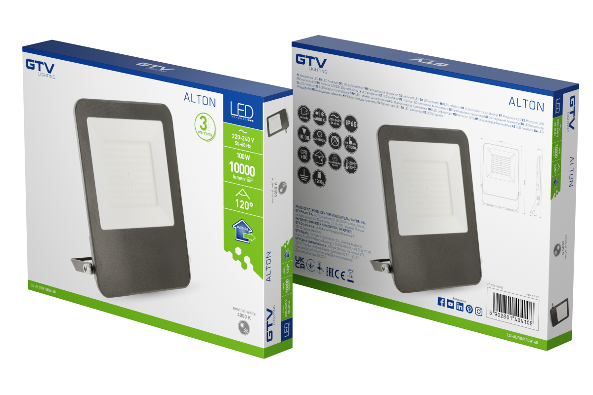Faro ALTON, LED, 100W, 10000lm, 4000K, AC220-240V, IP65 1208966955 - Productafbeelding 5