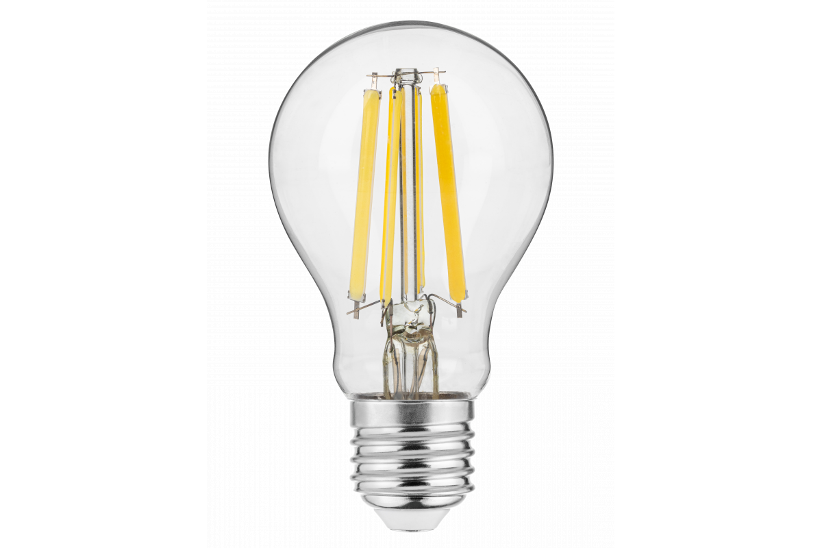 SORGENTE LUMINOSA LED, FILAMENTO, A-G, A60, 2700K, E27, 11W, AC180-250V, 360°, 1500lm, 96mA 1208966962 - Productafbeelding