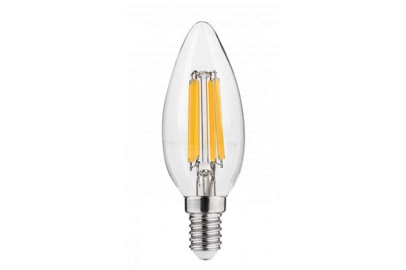 SORGENTE DI LUCE LED, FILAMENTO, A-G, C35, 2700K, E14, 5,8W, AC220-240V, 360°, 640lm, 50mA 1208966964