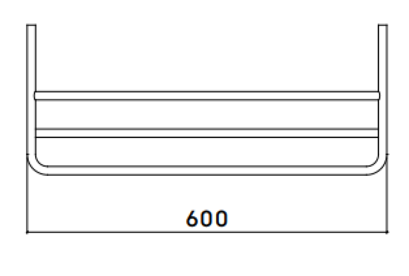 Waterevolution Flow Handdoekhouder Gun Metal A118GME