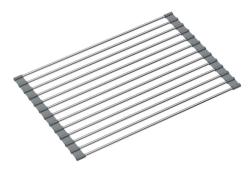 Quadri Rolmat 38x25cm in acciaio inox con finitura grigia per il lavello 1208967514