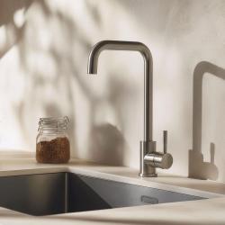 Pure.Sink Elite Steel Pure rubinetto da cucina in acciaio inox PS8010-02.