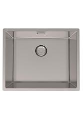 Pure.Sink Prestige lavello in acciaio inossidabile 50x40 cm raggio 10 mm montaggio sottotop, filo top e incasso PPG5040-02