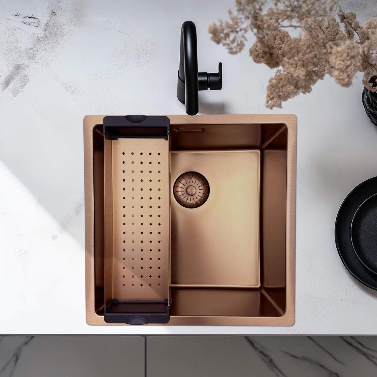 Pure.Sink Prestige vaschetta lavello Rame PPGCL40-62 - Productafbeelding 2