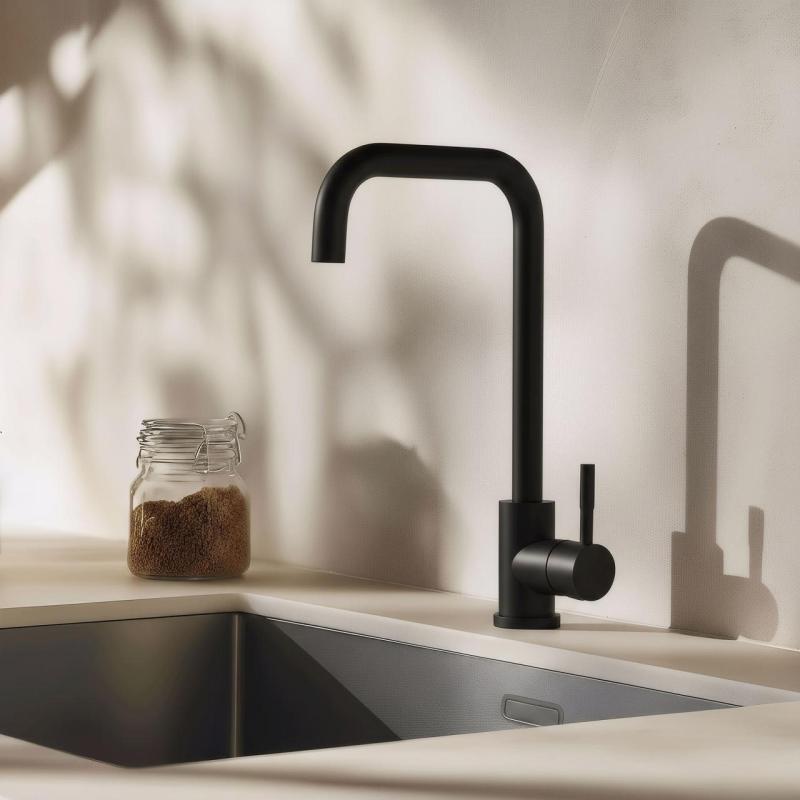 Pure.Sink Elite Steel Pure rubinetto da cucina Nero opaco PS8010-10
