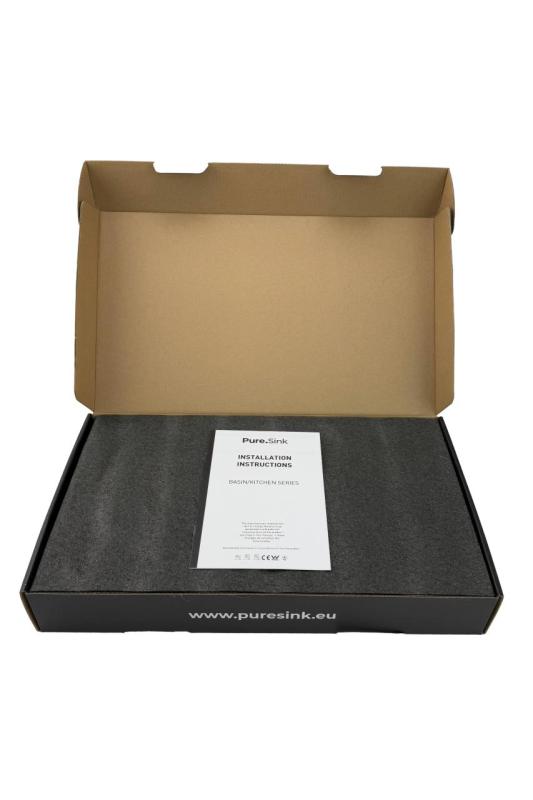 Pure.Sink Elite Steel Spark-S rubinetto da cucina in Acciaio Inox con bocca estraibile PS8041-02