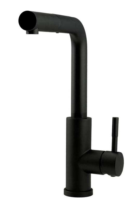 Pure.Sink Elite Steel Spark-S rubinetto da cucina Nero Opaco con bocca estraibile PS8041-10