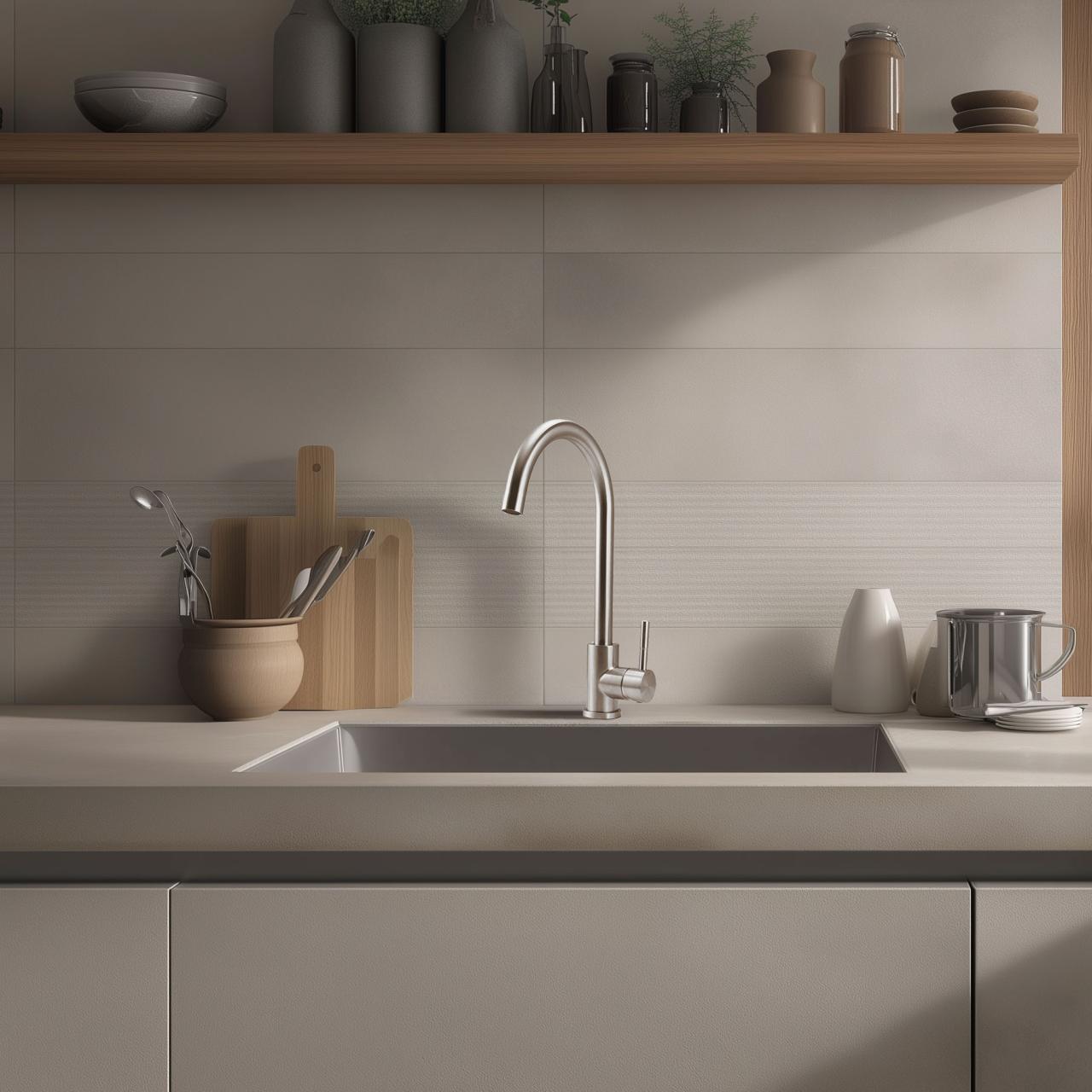 Pure.Sink Elite Steel Stream rubinetto da cucina in acciaio inossidabile PS8044-02 - Productafbeelding 2