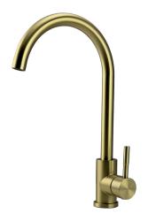 Rubinetto da cucina Pure.Sink Elite Steel Stream in acciaio PVD oro spazzolato PS8044-6