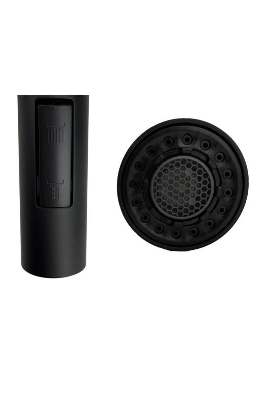 Pure.Sink Elite Steel Stream-S rubinetto da cucina PVD Gun Metal con bocca estraibile PS8045-61