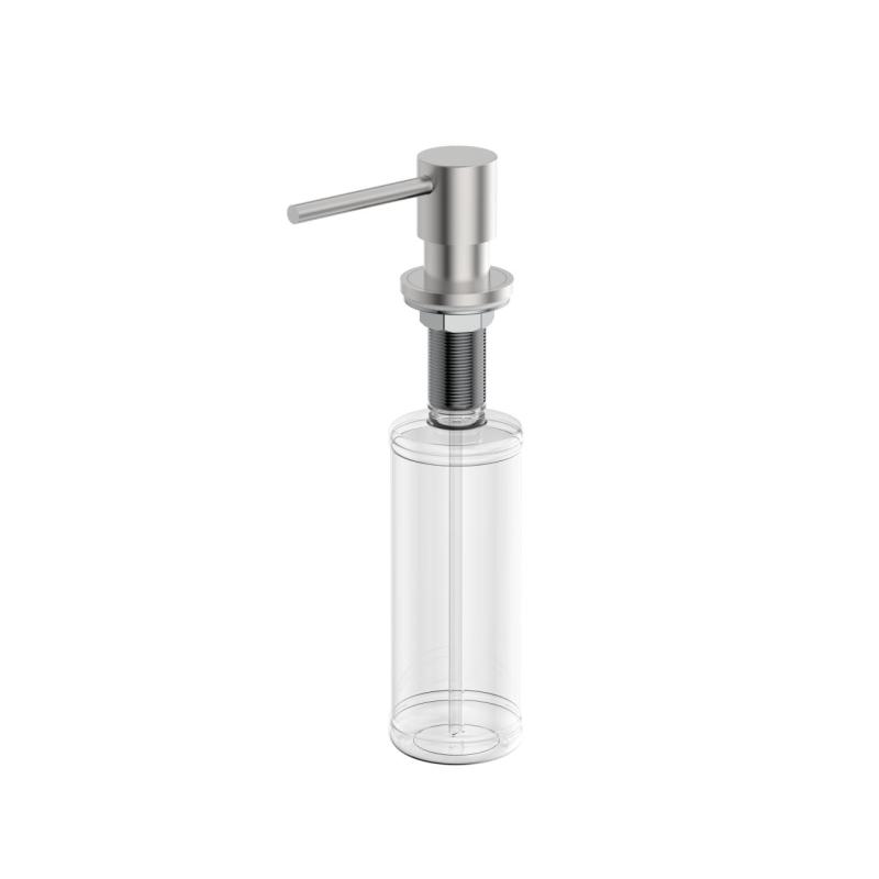 Pure.Sink Elite Steel Shine incasso dispenser per sapone in acciaio inossidabile, ricaricabile dall'alto PS9010-02.