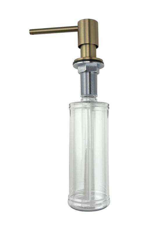 Pure.Sink Elite Steel Shine incasso dispenser per sapone in acciaio inossidabile, ricaricabile dall'alto PS9010-02.