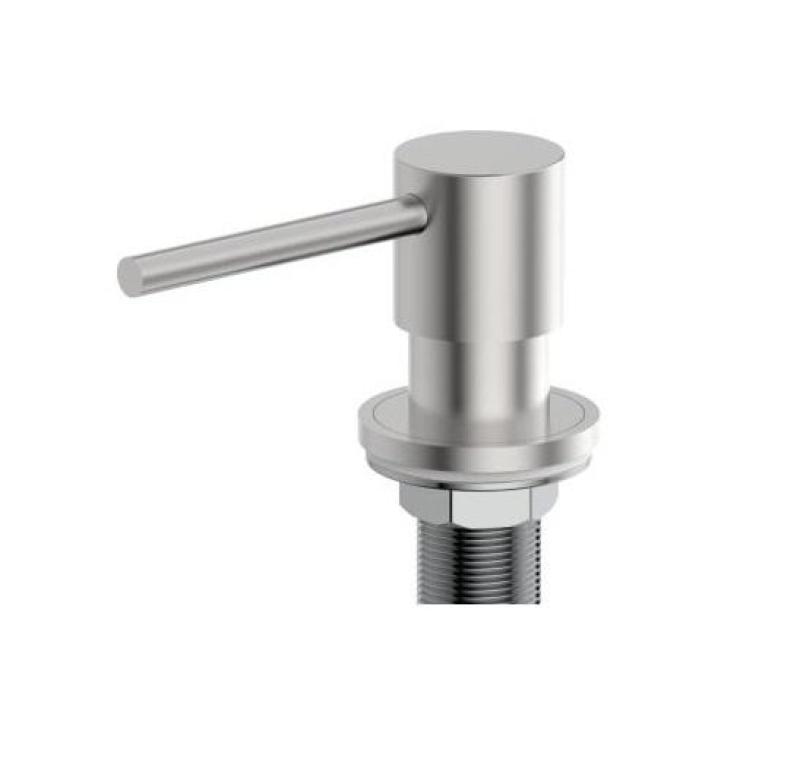 Pure.Sink Elite Steel Shine incasso dispenser per sapone in acciaio inossidabile, ricaricabile dall'alto PS9010-02.