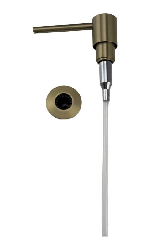 Pure.Sink Elite Steel Shine incasso distributore di sapone Nero Opaco ricaricabile dall'alto PS9010-10