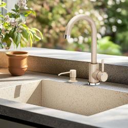 Dispenser di sapone da incasso Quadri Manchester Beige Sabbia - Ricaricabile dall'alto 1208967658