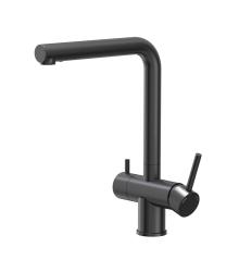 Quadri Ellesmere Miscelatore da Cucina Nero a 3 Vie con un Collegamento Extra per Acqua Filtrata 1208967780