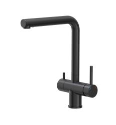 Quadri Ellesmere Miscelatore da Cucina Nero a 3 Vie con un Collegamento Extra per Acqua Filtrata 1208967780