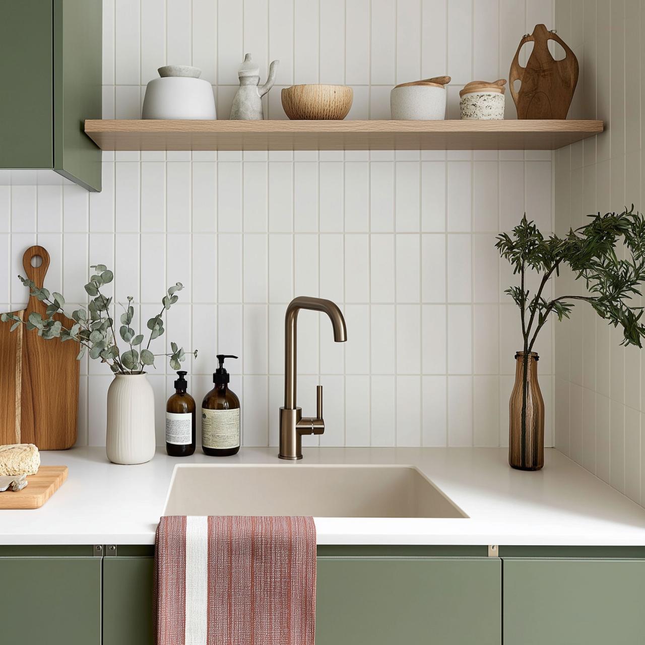 GraniteMy Universal Beige Sabbia Lavello in Granito 40x40 cm da appoggio, da incasso sottotop e a filo con tappo in metallo canna di fucile - 1208967919 - Productafbeelding 2
