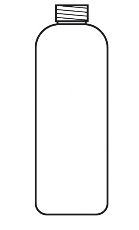 Flacon in plastica Franke Atlas per dispenser di sapone serbatoio 133.0641.890