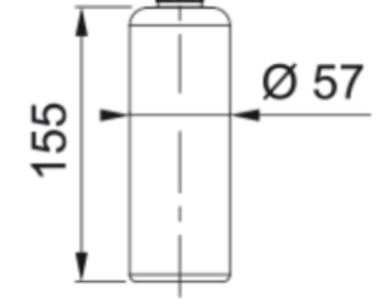 Flacon in plastica Franke Atlas per dispenser di sapone serbatoio 133.0641.890
