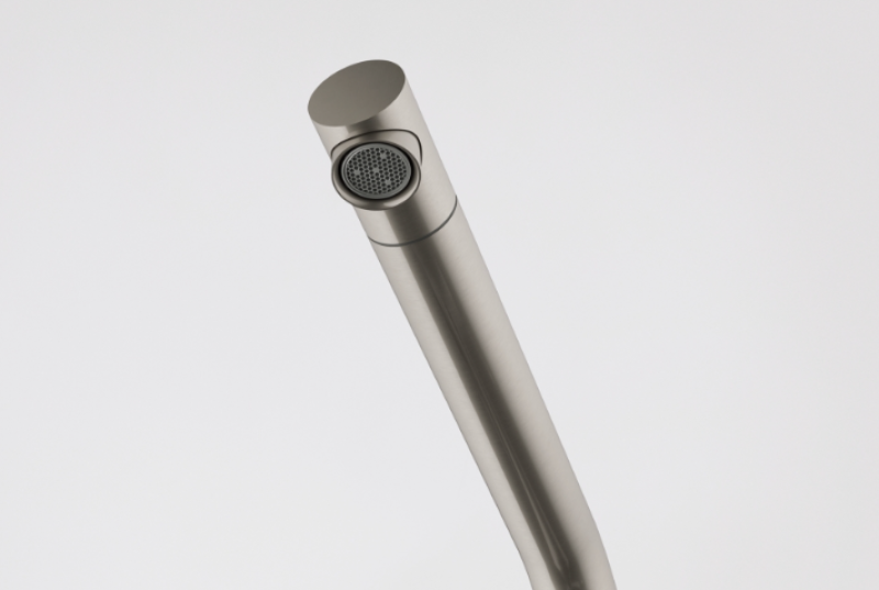 Franke Active Twist Miscelatore Monocomando in Acciaio Inox con Bocca Fissa e Comando di Scarico Integrato 115.0653.504