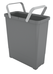 Franke Rettangolare Secchio in Plastica - 12 Litri per Sistema di Smistamento Rifiuti Sorter Garbo 45 133.0251.265