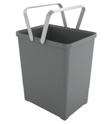 Franke Secchio Rettangolare in Plastica - 18 Litri per Sistema di Smaltimento Rifiuti Sorter Garbo 45 133.0251.270