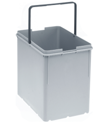 Franke Secchio Rettangolare in Plastica - 14 Litri per Sistema di Smistamento dei Rifiuti Cube 40 133.0023.966