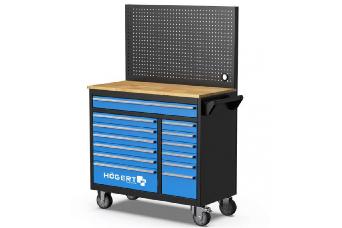 Armadio da officina Hoegert con pannello a parete - Productafbeelding