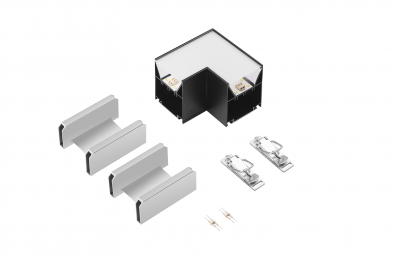 L VINEA interruttore, LED, nero