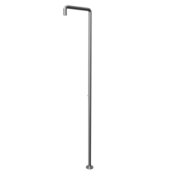 Waterevolution Flow colonna doccia con miscelatore gun metal T146GME