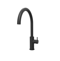 Waterevolution Flow miscelatore da cucina con bocca girevole rotonda nero T158UPR