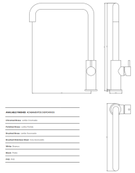 Rubinetto da cucina Waterevolution Flow con bocca di erogazione angolare girevole cromata T158H01