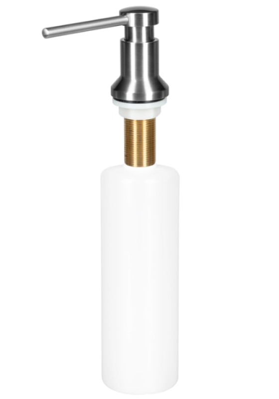 Ausmann Turt Dispenser di Sapone da Incasso in Acciaio Inox, ricaricabile dall'alto 1208969719