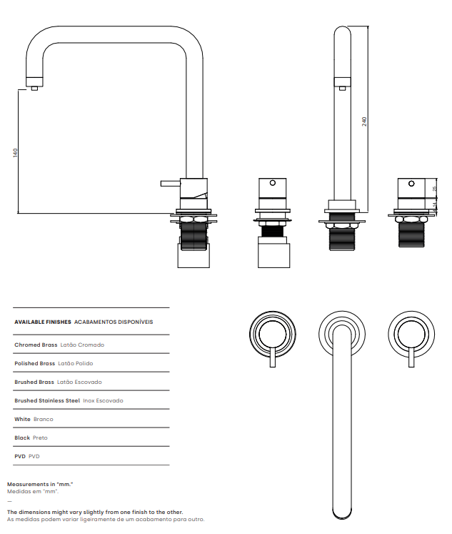 Waterevolution Flow rubinetto da cucina a 3 fori con beccuccio girevole e attacco per acqua filtrata in acciaio inox T152HIE