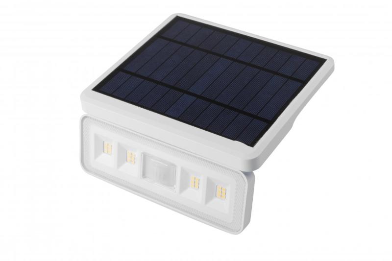 Lampada solare con rilevatore di movimento e crepuscolo DAVOS, LED, 1000lm, 4000K, 2000mAh, IP54, bianco