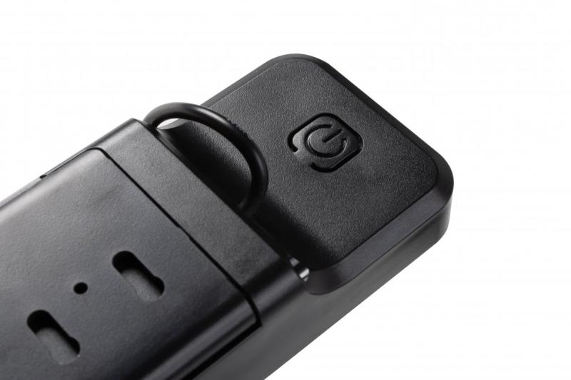 Lampada solare con sensore di movimento e crepuscolare DAVOS, LED, 1000lm, 4000K, 2000mAh, IP54, nero