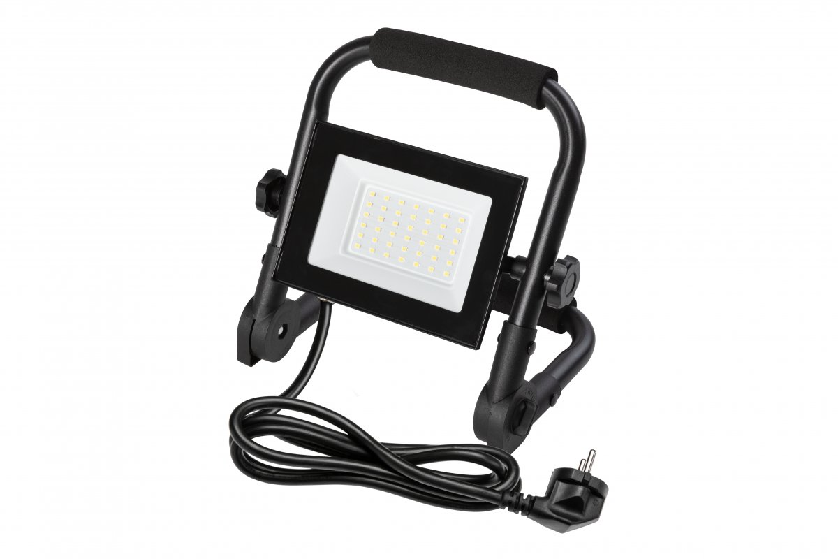 NELI Proiettore Portatile, LED, 30W, 2700lm, 6400K, AC220-240V, IP65, cavo 1.5m - Productafbeelding