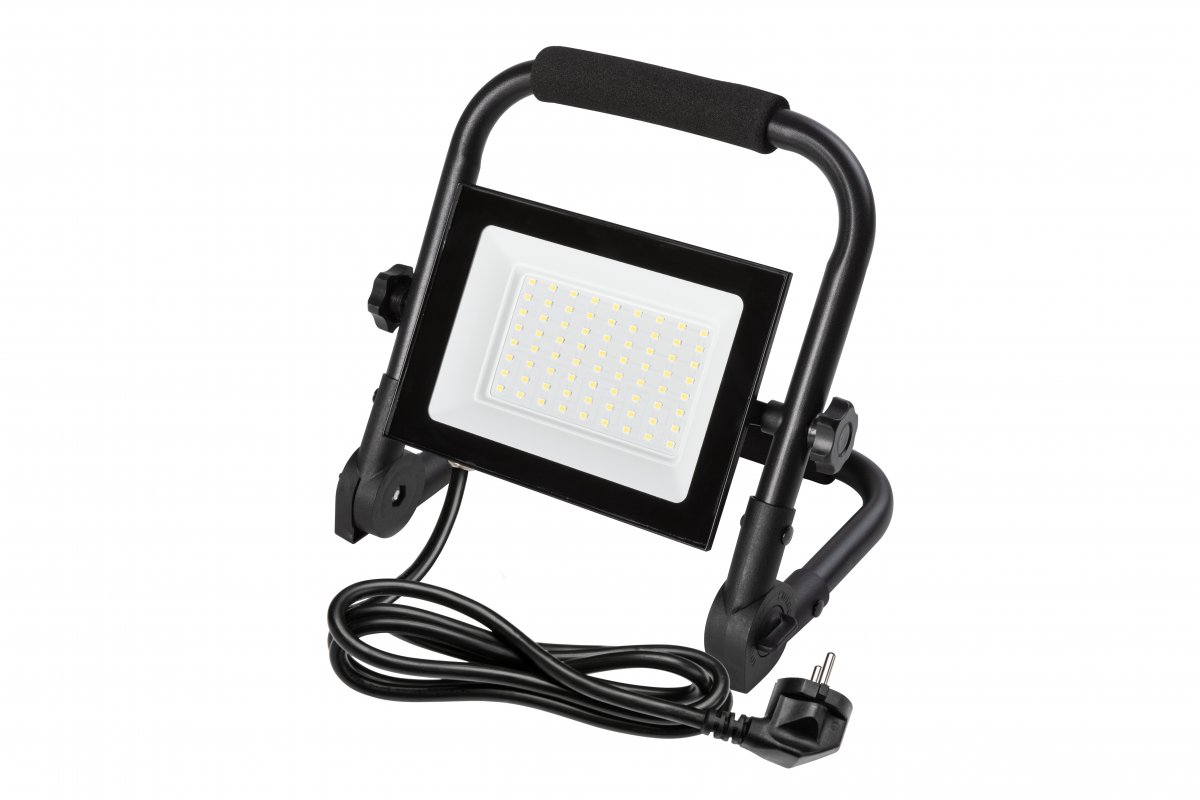 NELI Faretto Portatile, LED, 50W, 4500lm, 6400K, AC220-240V, IP65, cavo 1,5m - Productafbeelding