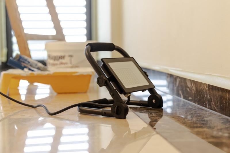 NELI Faretto Portatile, LED, 50W, 4500lm, 6400K, AC220-240V, IP65, cavo 1,5m