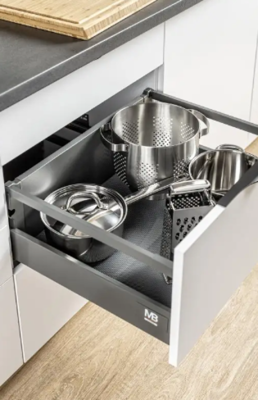 Decor Cutle Tappetino Antiscivolo per Cucina 480x5000mm Antracite 1208969949