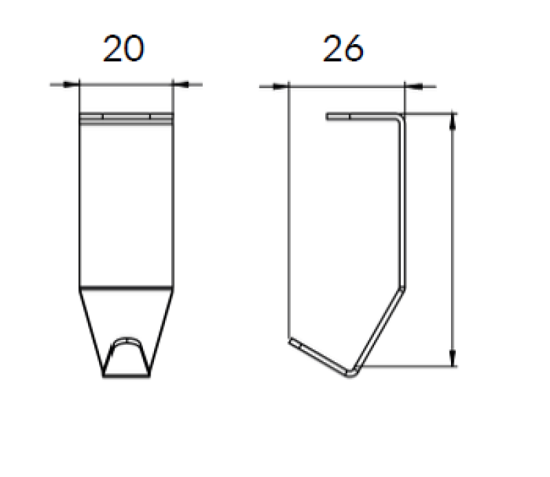 Gancio Epka Luxion per Binari da Cucina in Metallo Nero 1208969962