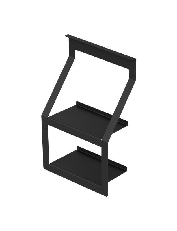 Epka Luxion Set Binario da Cucina 100 cm con Accessori Metallo con Fissaggio Nascosto Nero 1208969984