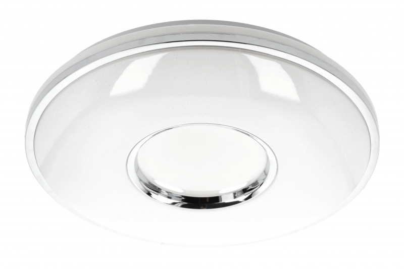 SORI LED lampada da soffitto, Ø490mm, CCT, 48W, 3840lm, AC180-250V, 50/60 Hz, PF>0,9, IP54, telecomando, bianco, 3 anni di garanzia.
