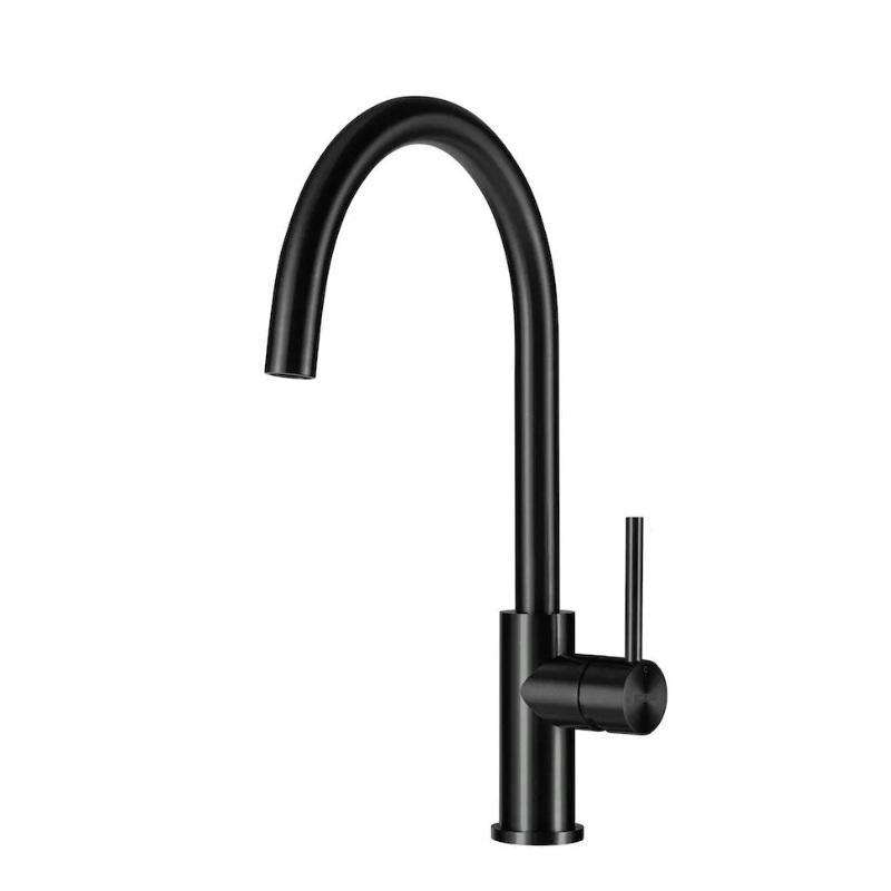 Lorreine Mersey-Black PVD rubinetto da cucina in acciaio inossidabile con bocca girevole nero 1208970032.