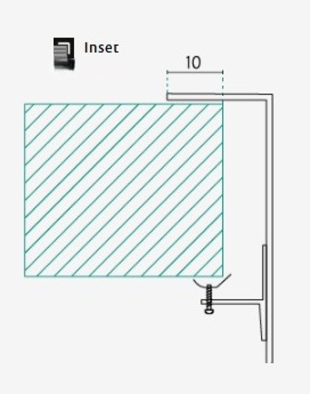 Banka IB4540 Lavello in Acciaio Inox 45 x 40 cm Installazione Sopra il Piano e a Filo 1208970045
