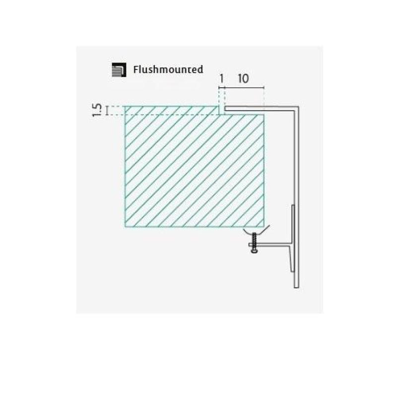 Lavello in acciaio inossidabile Banka IB3440 34 x 40 cm Installazione a filo e a incasso 1208970047