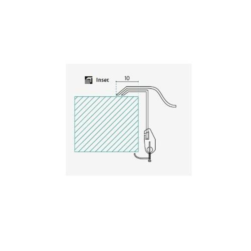 Banka Orlando Lavello in Acciaio Inox 465 x 485 mm da Appoggio con Foro per Rubinetto 1208970058