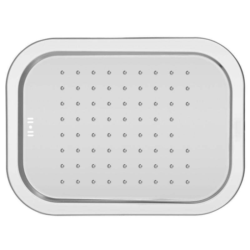 Banka Boston Acciaio inox Lavello poco profondo con sgocciolatoio 542 x 402 mm Da incasso 1208970073